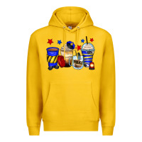 Lemon police coffee cups Premium Hoodie - Zillion Design Studio