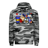 Slate Camo police coffee cups Premium Hoodie - Zillion Design Studio
