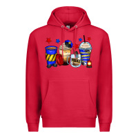 Cardinal police coffee cups Premium Hoodie - Zillion Design Studio
