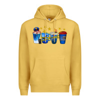 Antique Gold police coffee cups Premium Hoodie - texasbilliewilder