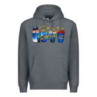 Rock police coffee cups Premium Hoodie - texasbilliewilder