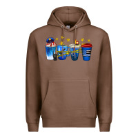 Chestnut police coffee cups Premium Hoodie - texasbilliewilder