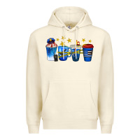 Sandshell police coffee cups Premium Hoodie - texasbilliewilder