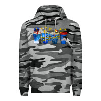 Slate Camo police coffee cups Premium Hoodie - texasbilliewilder