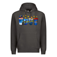 Smoke police coffee cups Premium Hoodie - texasbilliewilder