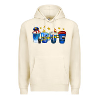 Tofu police coffee cups Premium Hoodie - texasbilliewilder