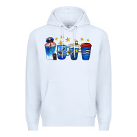 White police coffee cups Premium Hoodie - texasbilliewilder
