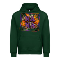 Forest Green basketball nana with leopard Urban Hoodie - Zillion Design Studio