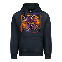 Navy basketball nana with leopard Urban Hoodie - Zillion Design Studio