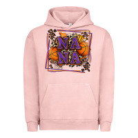 Pigment Salmon basketball nana with leopard Urban Hoodie - Zillion Design Studio