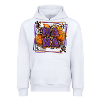 White basketball nana with leopard Urban Hoodie - Zillion Design Studio