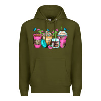 Army Green mother's day coffee cups Premium Hoodie - Zillion Design Studio