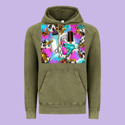 Hair Stylist Vintage Hoodie Designed By Adodesignshop