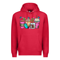 Cardinal mother's day coffee cups Premium Hoodie - Zillion Design Studio