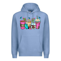 Colony Blue mother's day coffee cups Premium Hoodie - Zillion Design Studio
