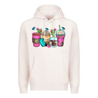 Pale Pink mother's day coffee cups Premium Hoodie - Zillion Design Studio