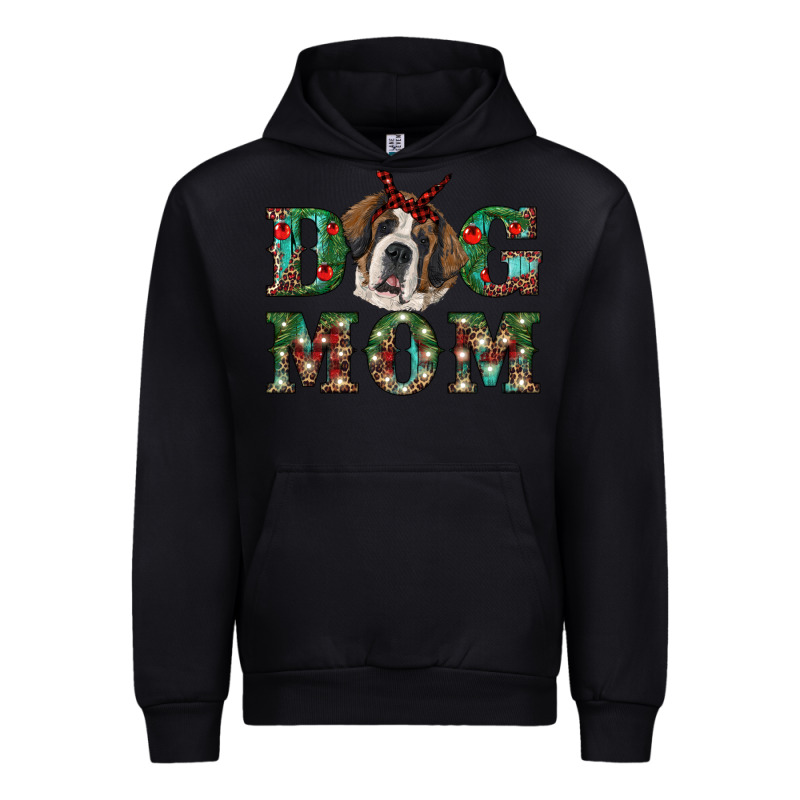 Christmas St. Bernard Dog Mom Urban Hoodie by RanaPortraitStore | Teevron