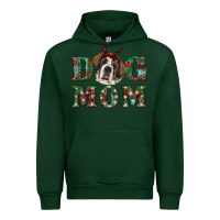 Forest Green christmas st. bernard dog mom Urban Hoodie - RanaPortraitStore