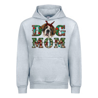 Heather Grey christmas st. bernard dog mom Urban Hoodie - RanaPortraitStore