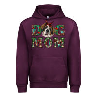 Mauve Wine christmas st. bernard dog mom Urban Hoodie - RanaPortraitStore