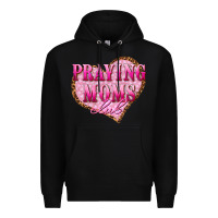 Black praying moms club Premium Hoodie - texasbilliewilder