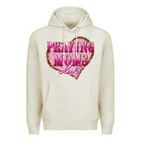 Oatmeal Heather praying moms club Premium Hoodie - texasbilliewilder