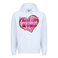 White praying moms club Premium Hoodie - texasbilliewilder