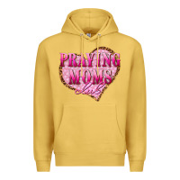 Antique Gold praying moms club Premium Hoodie - texasbilliewilder