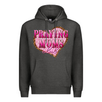 Charcoal Heather praying moms club Premium Hoodie - texasbilliewilder