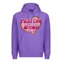 Purple praying moms club Premium Hoodie - texasbilliewilder