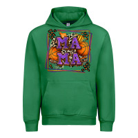 Emerald basketball mama with leopard Urban Hoodie - Zillion Design Studio