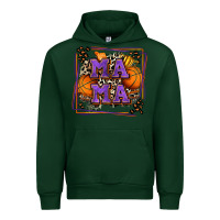 Forest Green basketball mama with leopard Urban Hoodie - Zillion Design Studio