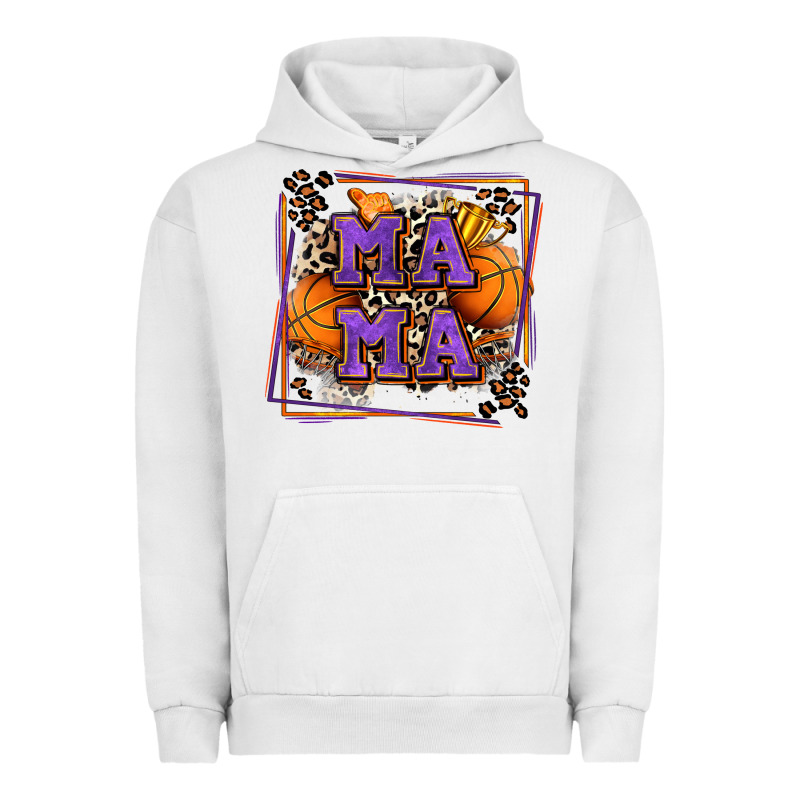 Basketball Mama With Leopard Urban Hoodie by Zillion Design Studio | Teevron