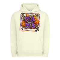 Pigment Pistachio basketball mama with leopard Urban Hoodie - Zillion Design Studio