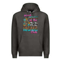Charcoal Heather proud member of the bad moms club Premium Hoodie - texasbilliewilder