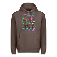 Coffee proud member of the bad moms club Premium Hoodie - texasbilliewilder