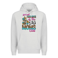 Dove Grey proud member of the bad moms club Premium Hoodie - texasbilliewilder