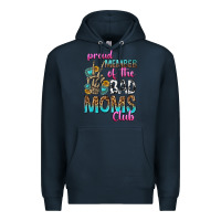 Navy proud member of the bad moms club Premium Hoodie - texasbilliewilder