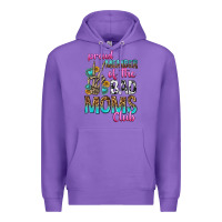 Purple proud member of the bad moms club Premium Hoodie - texasbilliewilder