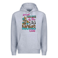 Heather Grey proud member of the bad moms club Premium Hoodie - texasbilliewilder