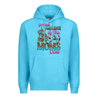 Ocean Blue proud member of the bad moms club Premium Hoodie - texasbilliewilder