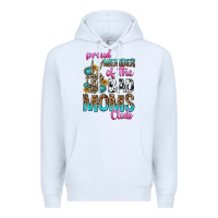 White proud member of the bad moms club Premium Hoodie - texasbilliewilder