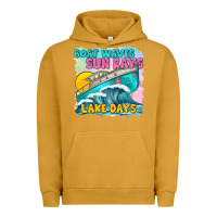 Pigment Peanut Butter boat waves sun rays lake days Urban Hoodie - texasbilliewilder
