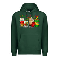 Sports Green juneteenth coffee cups Premium Hoodie - Zillion Design Studio