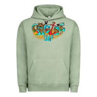 Pigment Oil Green cruise life Urban Hoodie - texasbilliewilder