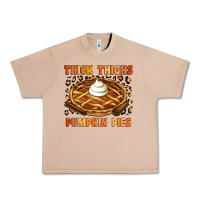 Burro Thick Thighs Pumpkin Pies Urban Heavy Tee - Artiststas