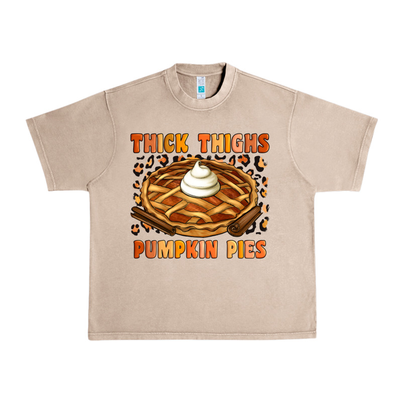 Thick Thighs Pumpkin Pies Urban Heavy Tee by Artiststas | Teevron