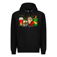 Black juneteenth coffee cups Premium Hoodie - Zillion Design Studio
