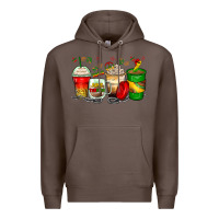 Coffee juneteenth coffee cups Premium Hoodie - Zillion Design Studio