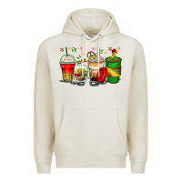 Oatmeal Heather juneteenth coffee cups Premium Hoodie - Zillion Design Studio